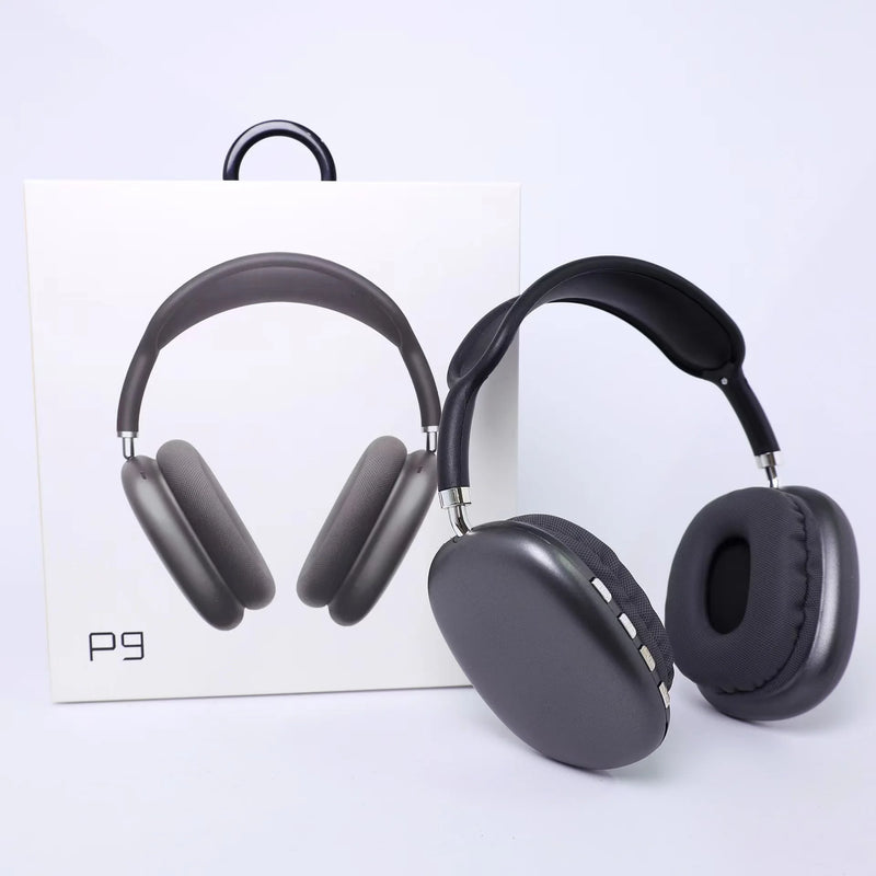 Headphone P9 Bluetooth fone de ouvido sem fio com som 360 de alta performance